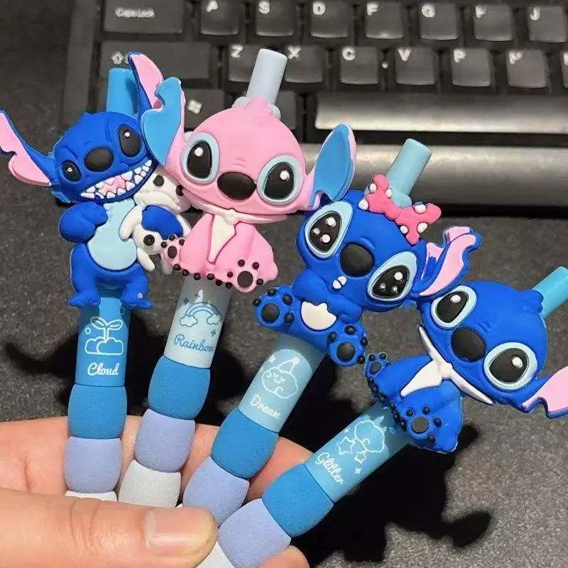 Stitch Ballpoint Pen Cartoon Disney 0.5mm Black Variety Of Cute And Funny Doll Shape Press Study Office Stationery 4pcs Set
Stitch Ballpoint Pen Cartoon Disney 0.5mm Black Variety Of Cute And Funny Doll Shape Press Study Office Stationery 4pcs Set