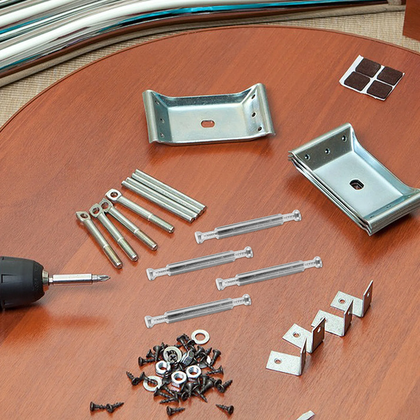 Double Head Connection Screw 10 Sets Silver Cabinet Connectors Panel Furniture Fasteners Board Fitting Adjustable Cam Hardware
Double Head Connection Screw 10 Sets Silver Cabinet Connectors Panel Furniture Fasteners Board Fitting Adjustable Cam Hardware