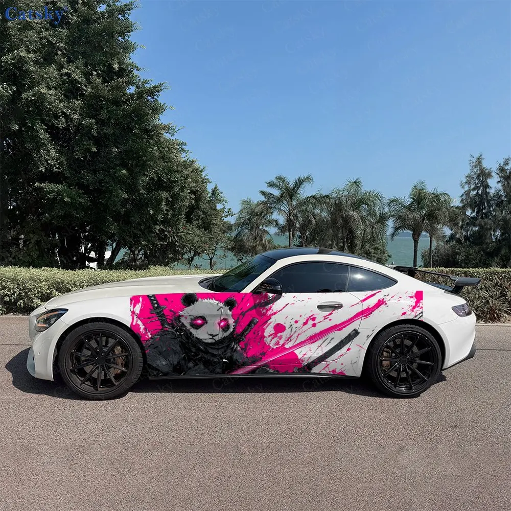 2pcs Trendy Chinese Warrior Panda Car Side Wraps, Self-Adhesive PVC Waterproof & Scratch-Resistant Stickers, Car Accessory Gift
2pcs Trendy Chinese Warrior Panda Car Side Wraps, Self-Adhesive PVC Waterproof & Scratch-Resistant Stickers, Car Accessory Gift