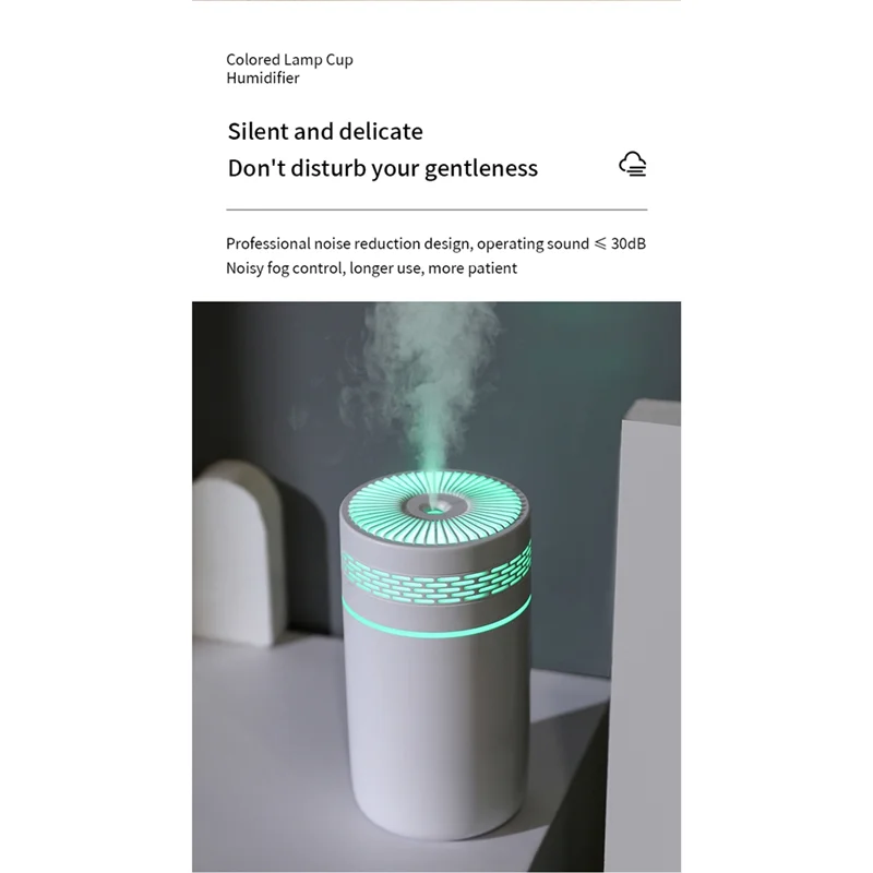 Portable 250Ml Air Humidifier Aromatherapy Humidificador for Home Car USB Sprayer with LED Color Night Lamp Purifier-B
Portable 250Ml Air Humidifier Aromatherapy Humidificador for Home Car USB Sprayer with LED Color Night Lamp Purifier-B