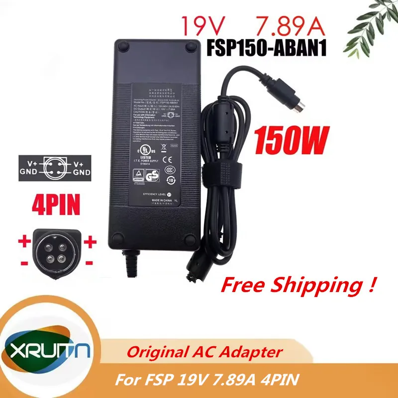 Оригинальный адаптер питания переменного тока FSP 19 В 7,89 А 150 Вт 4PIN FSP150-AAA для зарядного устройства TOBII TX300 GETAC X500 FSP150-ABAN2 FSP150-ABBN1
Оригинальный адаптер питания переменного тока FSP 19 В 7,89 А 150 Вт 4PIN FSP150-AAA для зарядного устройства TOBII TX300 GETAC X500 FSP150-ABAN2 FSP150-ABBN1
