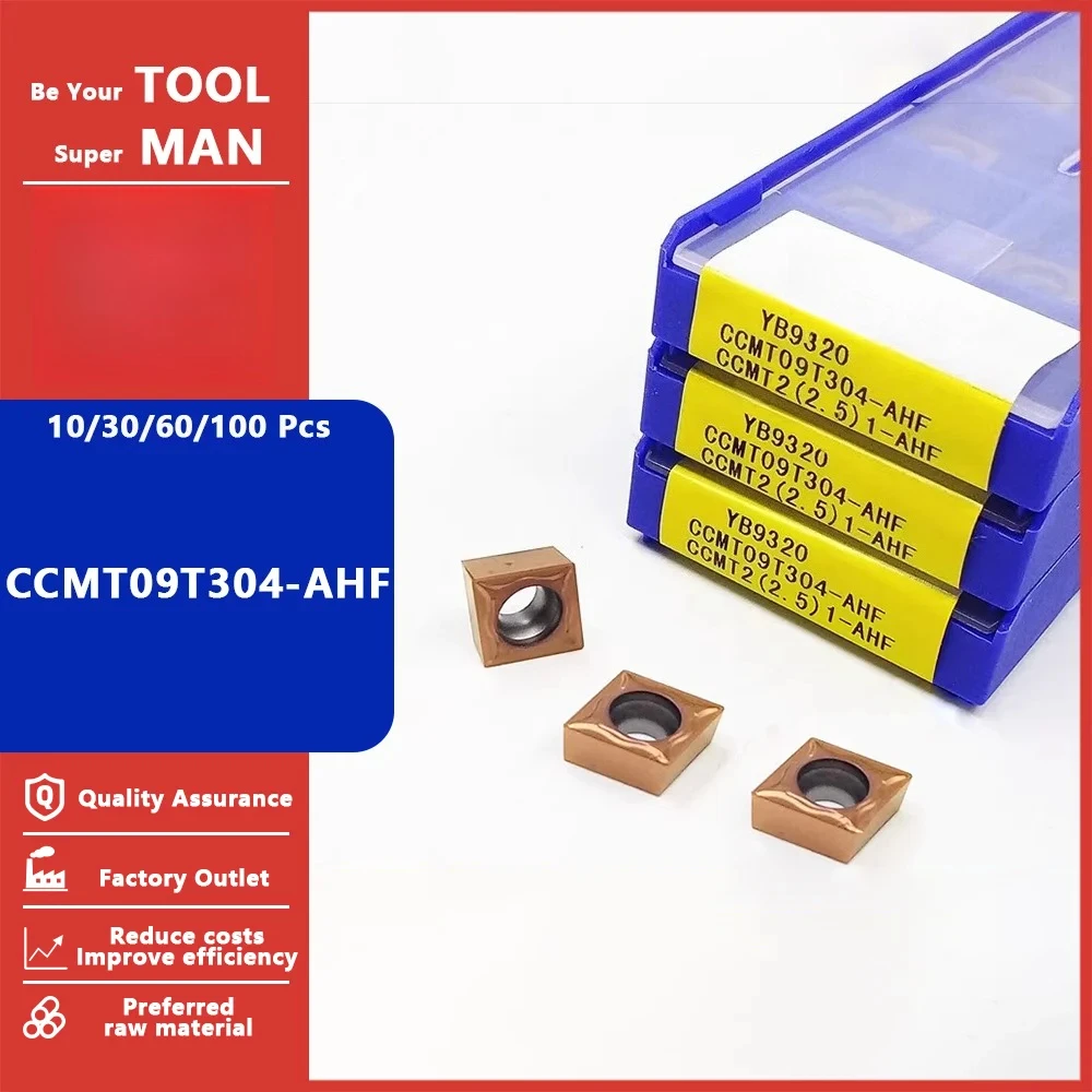 ZCC CCMT09T304-AHF External Turning Tools, Carbide Insert, CCMT 09T304 AHF Lathe Cutter Tool
ZCC CCMT09T304-AHF External Turning Tools, Carbide Insert, CCMT 09T304 AHF Lathe Cutter Tool