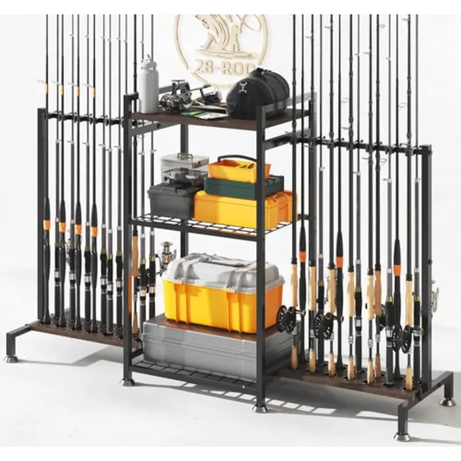 Fishing Rod Holder for Ground Stand Fishing Pole Holders for Garage 3-Sided Vertical Fish Rod Rack for Tackle Box Fishing Suppl
Fishing Rod Holder for Ground Stand Fishing Pole Holders for Garage 3-Sided Vertical Fish Rod Rack for Tackle Box Fishing Suppl