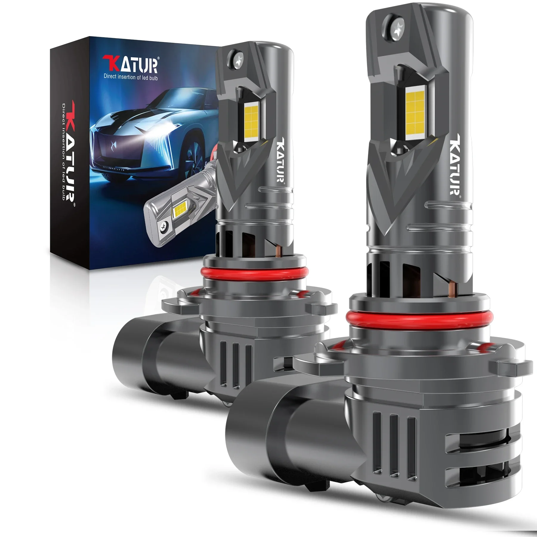 Katur 2pcs HB3 9005 Led Car Turbo Bulb Light Headlight Canbus 6000K 20000Lm No Error Diode Lamp Super Lamp No Adapter Required
Katur 2pcs HB3 9005 Led Car Turbo Bulb Light Headlight Canbus 6000K 20000Lm No Error Diode Lamp Super Lamp No Adapter Required
