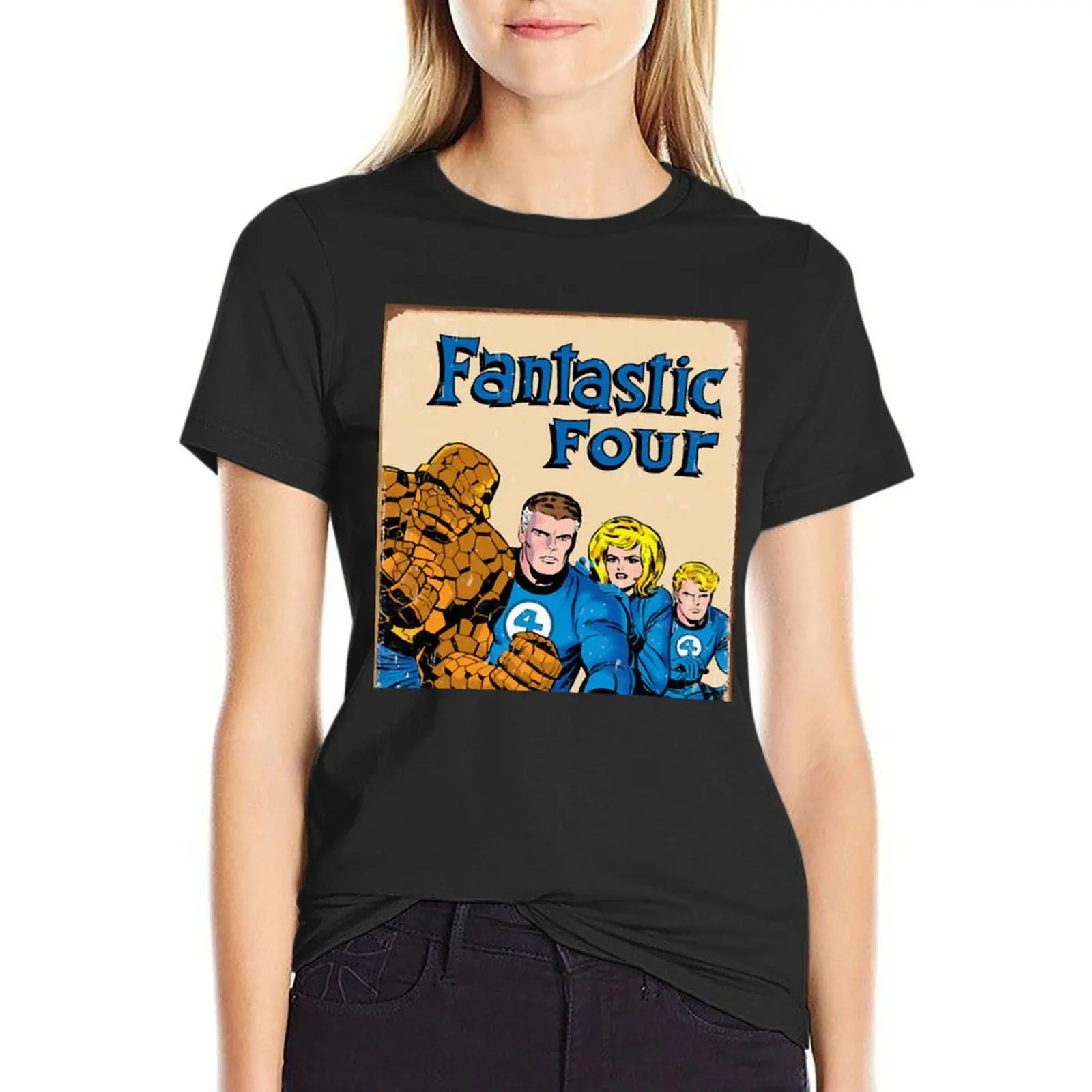 The Fantastic Four T-Shirt vintage clothes summer tops t-shirt dress for Women sexy
The Fantastic Four T-Shirt vintage clothes summer tops t-shirt dress for Women sexy