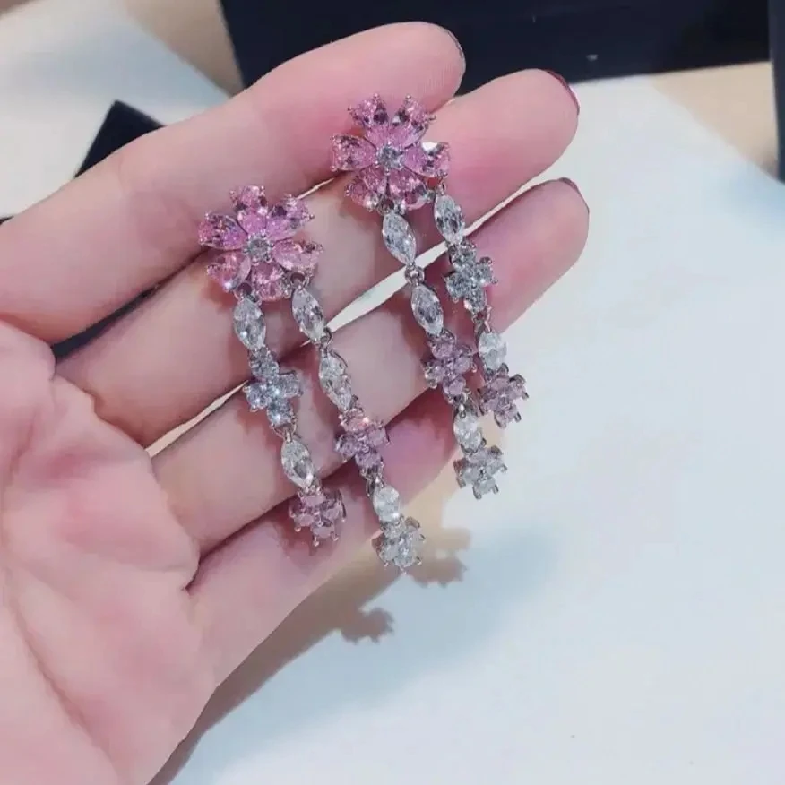New 2023 Trend Classic Luxury Jewelry For Women Hot Brand Earrings Pure 925 Sliver Pink Snowflake Sunflower Gift Engagement
New 2023 Trend Classic Luxury Jewelry For Women Hot Brand Earrings Pure 925 Sliver Pink Snowflake Sunflower Gift Engagement