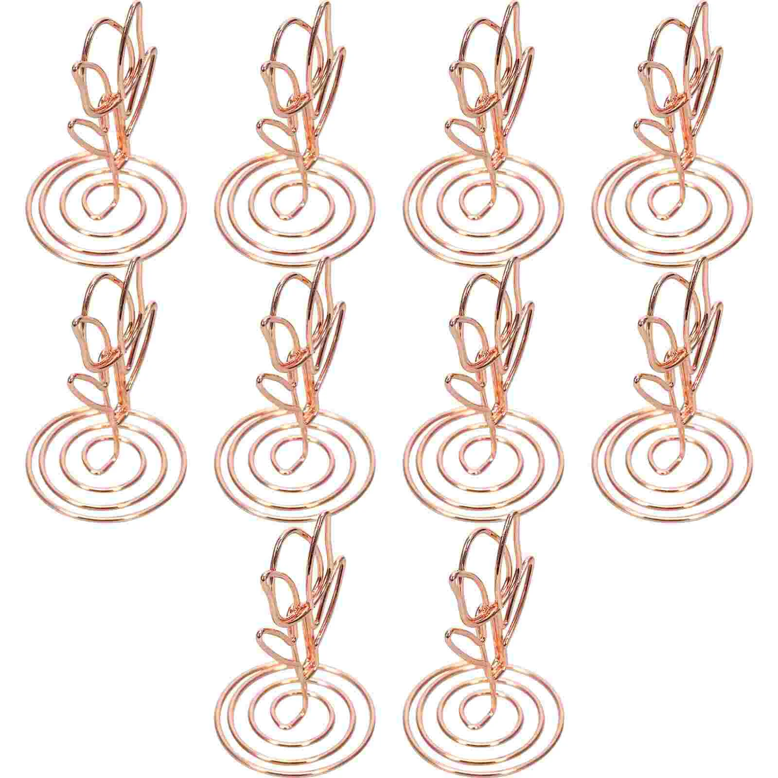 10 Pcs Desktop Business Card Holder Married Iron Labels Picture Holders for Tables
10 Pcs Desktop Business Card Holder Married Iron Labels Picture Holders for Tables