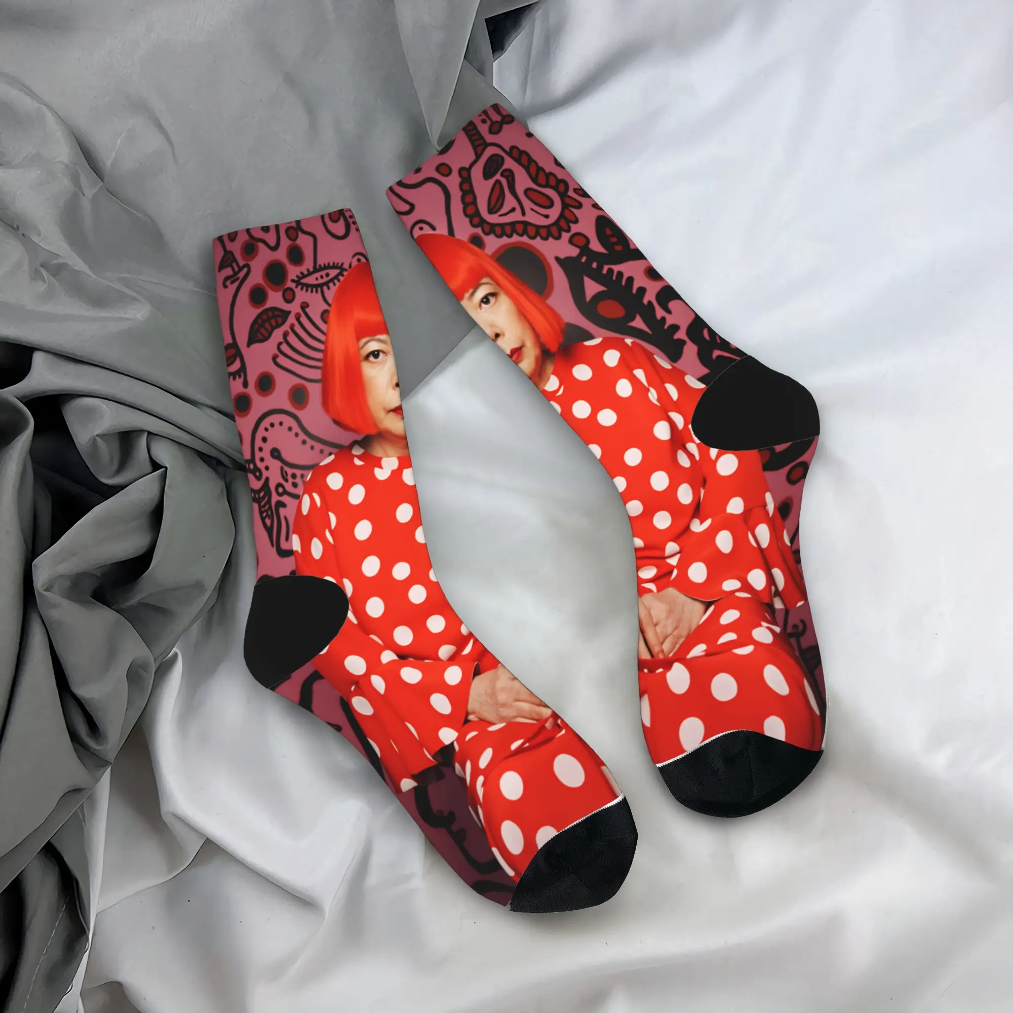 Men Socks Yayoi Kusama Abstract Face Japanese Artist Stockings Autumn Leisure Medium Soft Socks Outdoor Sports Anti-Slip Socks
Men Socks Yayoi Kusama Abstract Face Japanese Artist Stockings Autumn Leisure Medium Soft Socks Outdoor Sports Anti-Slip Socks
