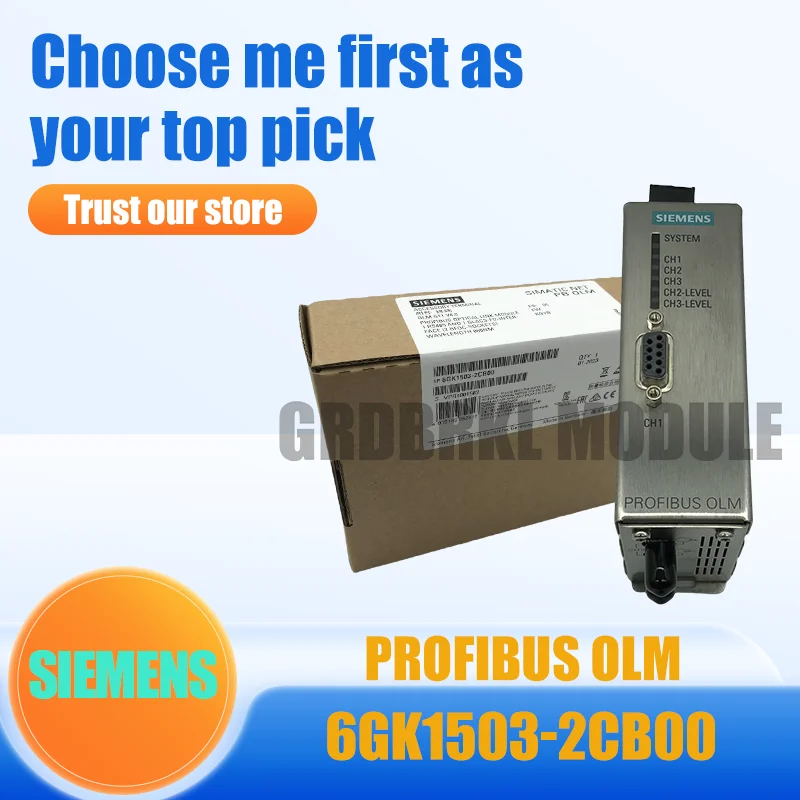 New Original SIEMENS 6GK1503-2CB00 PROFIBUS OLM/G11 V4.0 Optical Link Module
New Original SIEMENS 6GK1503-2CB00 PROFIBUS OLM/G11 V4.0 Optical Link Module