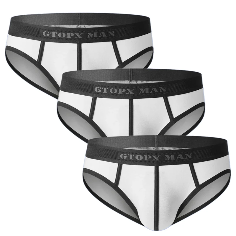 3-Pack Men Underwear U Convex Pouch Single-layer Cotton Briefs for Men
3-Pack Men Underwear U Convex Pouch Single-layer Cotton Briefs for Men