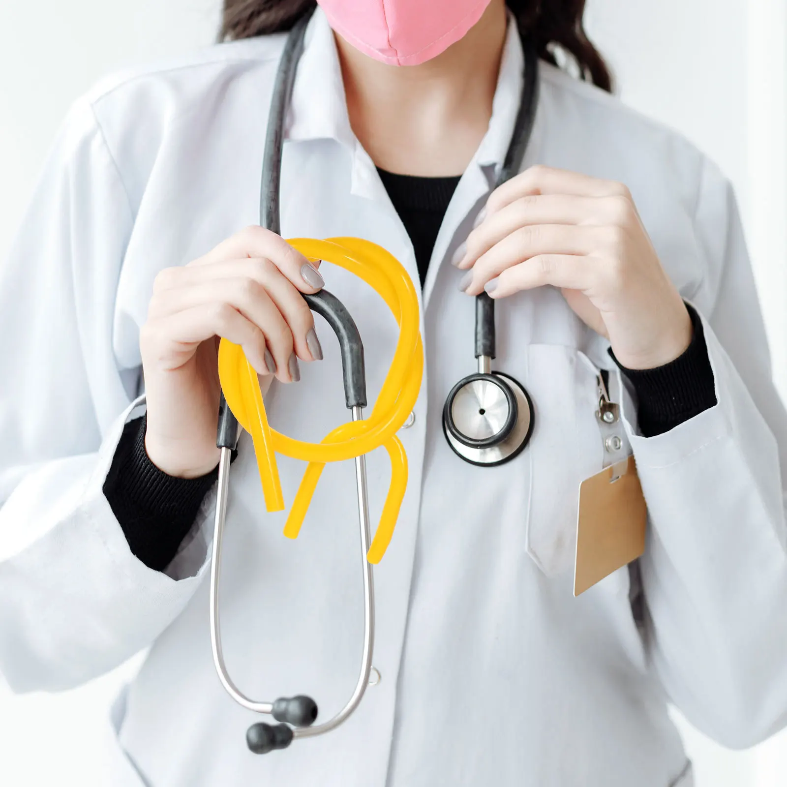 3Pcs Replacement Stethoscope PVC Tubing Y Shaped Soft Durable Tubes Accurate Sound Transmission Parts Accessory
3Pcs Replacement Stethoscope PVC Tubing Y Shaped Soft Durable Tubes Accurate Sound Transmission Parts Accessory