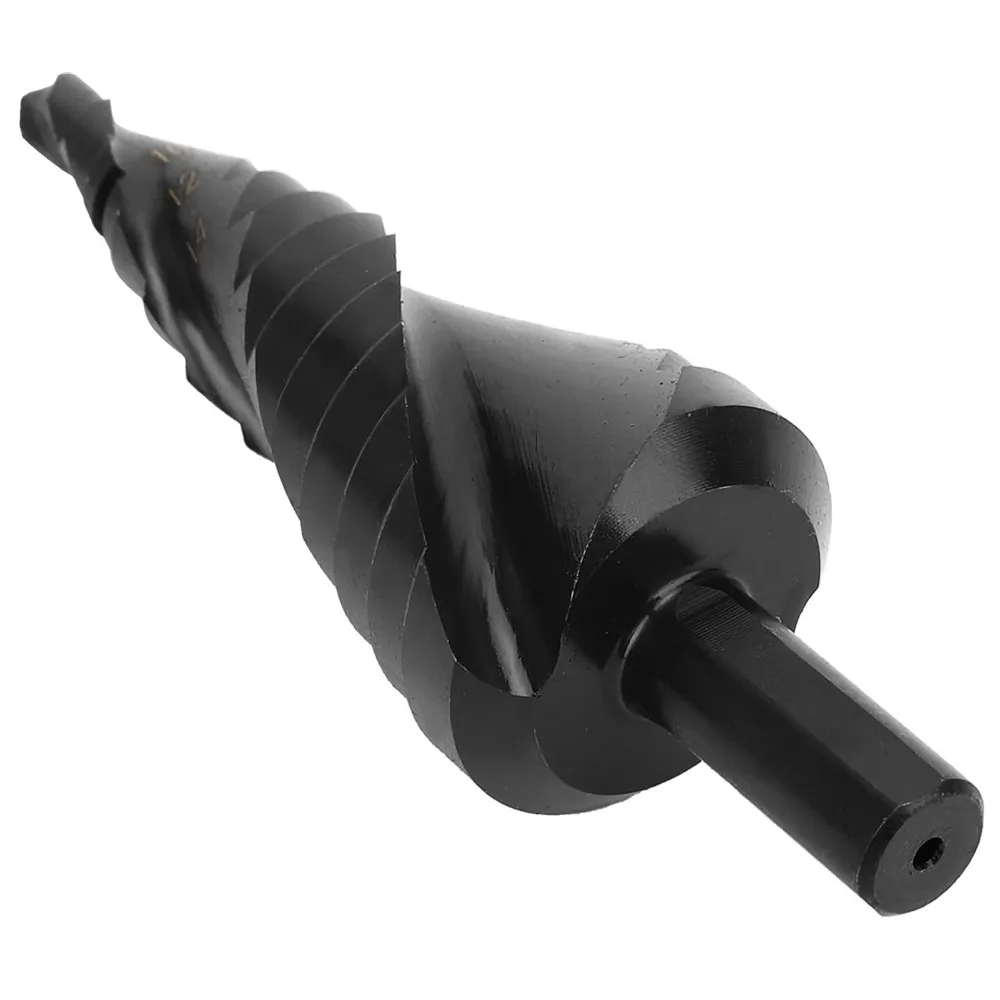 High Speed Steel Step Drill Bit Nitrogen Coated 0.23"-1.18" Size Cone Step Drill Bit Cone Shape 6-30mm Size
High Speed Steel Step Drill Bit Nitrogen Coated 0.23"-1.18" Size Cone Step Drill Bit Cone Shape 6-30mm Size