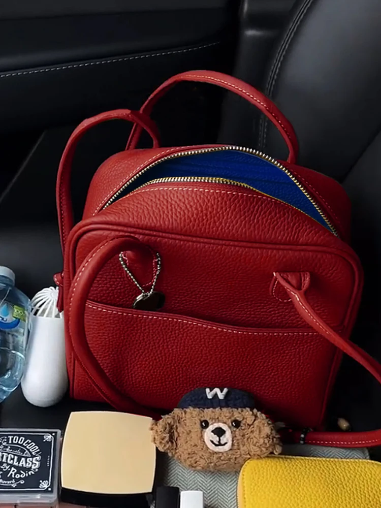 Красная большая сумка из натуральной кожи, женская пригородная сумка-тоут, сумка для боулинга, свадебная сумка для невесты, Briti Sle, застежка-молния...
Красная большая сумка из натуральной кожи, женская пригородная сумка-тоут, сумка для боулинга, свадебная сумка для невесты, Briti Sle, застежка-молния...