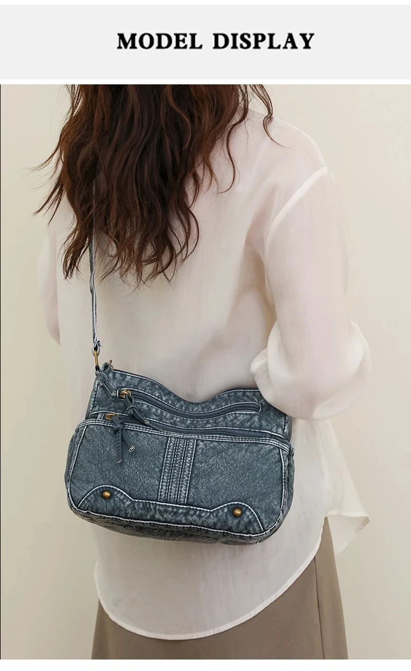 Casual Denim Handbags for Women, Shoulder Messenger Bag, Cowboy Bags, Cowboy Bags, New Fashion
Casual Denim Handbags for Women, Shoulder Messenger Bag, Cowboy Bags, Cowboy Bags, New Fashion