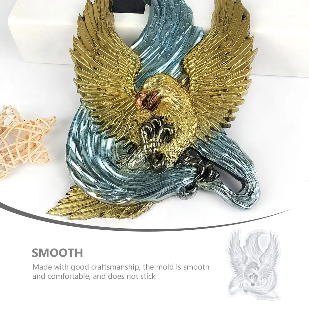 Eagle Silicone Mold Resin Craft Epoxy Decorative Casting Mold Durable Non-Stick Tear Resistant Washable for DIY Ornament
Eagle Silicone Mold Resin Craft Epoxy Decorative Casting Mold Durable Non-Stick Tear Resistant Washable for DIY Ornament