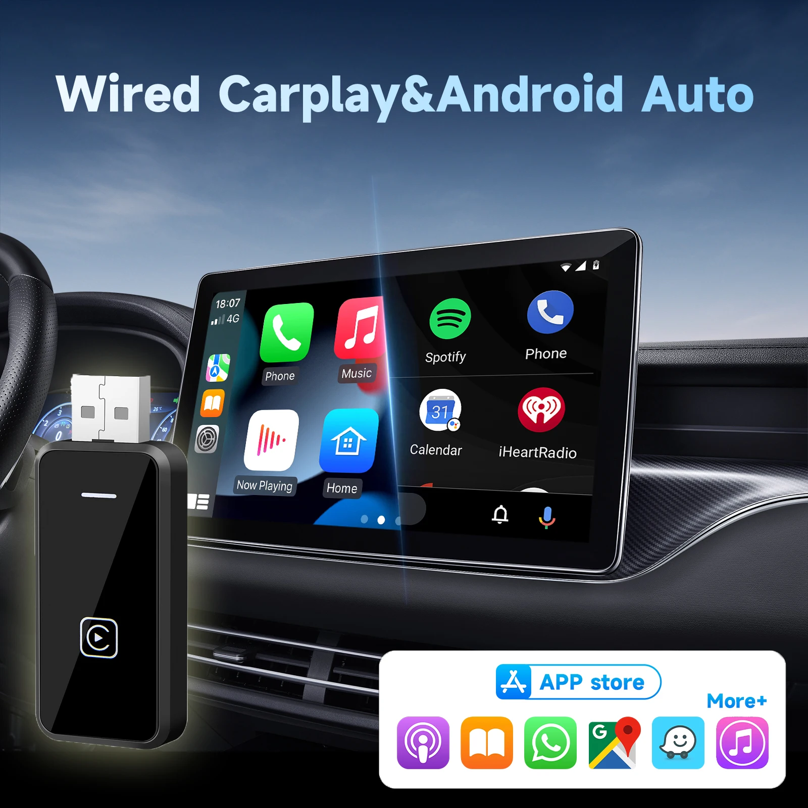 Kebidumei NEW Wireless Mini Box 2in1 CarPlay Android Auto Plug-in Android Auto AI BOX Car Interconnection Box Plug And Play
Kebidumei NEW Wireless Mini Box 2in1 CarPlay Android Auto Plug-in Android Auto AI BOX Car Interconnection Box Plug And Play