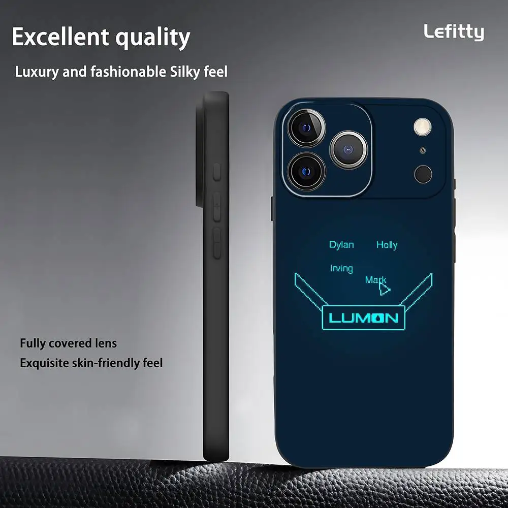 Fashion L-Lumon phone case for iPhone 17 16 15 14 13 Pro Max Plus Mini Frosted Soft Case Funda Shockproof Cases
Fashion L-Lumon phone case for iPhone 17 16 15 14 13 Pro Max Plus Mini Frosted Soft Case Funda Shockproof Cases