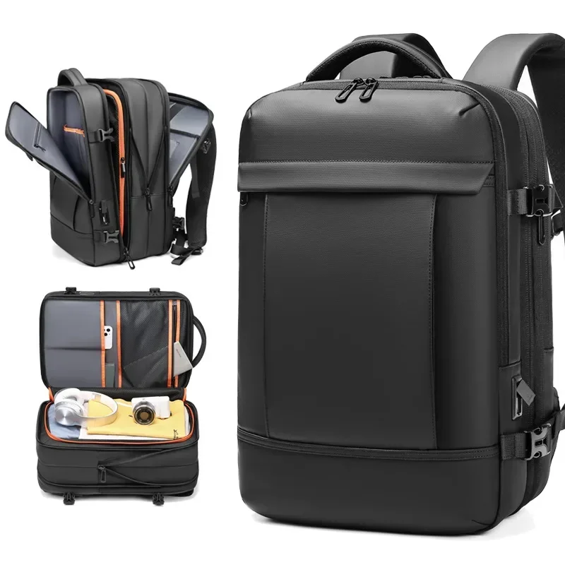Travel Backpack Man Business Expandable Large Capacity Usb Port Bag Laptop 17 inch Black Bags for Travel Waterproof Backpacks
Travel Backpack Man Business Expandable Large Capacity Usb Port Bag Laptop 17 inch Black Bags for Travel Waterproof Backpacks