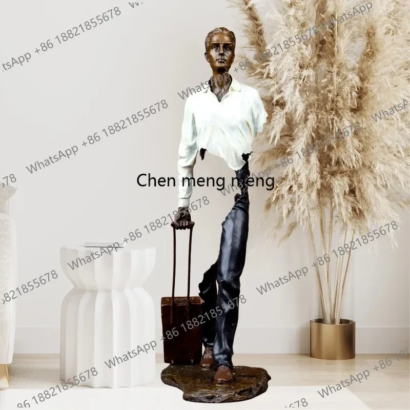 E182 Bronze Traveler Statue Hot Casting Abstract The Traveler Carry The luggage Bronze Sculpture Handmade Modern Art Home Decor
E182 Bronze Traveler Statue Hot Casting Abstract The Traveler Carry The luggage Bronze Sculpture Handmade Modern Art Home Decor