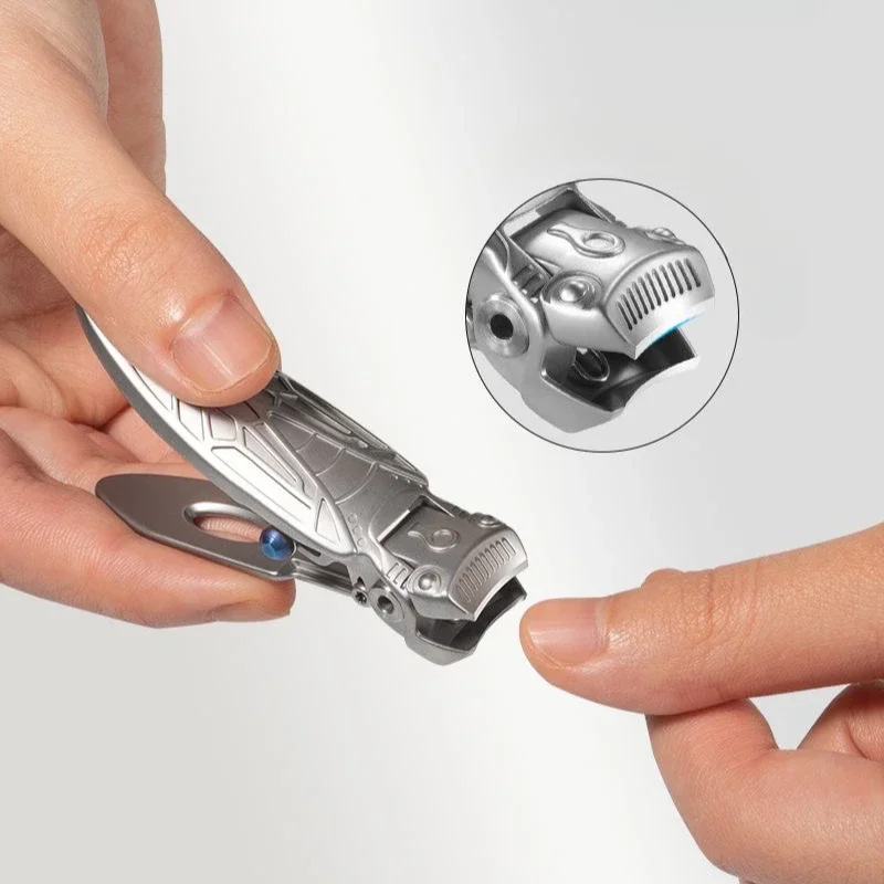Stainless Steel Golden Cicada Nail Clipper Creative Small High Appearance Level Large Opening Anti-splash Thick Nail Clipper Set
Stainless Steel Golden Cicada Nail Clipper Creative Small High Appearance Level Large Opening Anti-splash Thick Nail Clipper Set