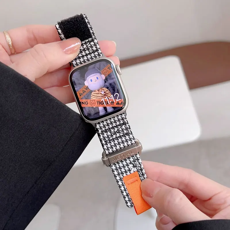 Sport Nylon Strap For Apple Watch Series 9 8 6 5 SE 44mm 40mm Wristband Correa For Apple Watch Ultra 2 49mm 45mm Watch Band Belt
Sport Nylon Strap For Apple Watch Series 9 8 6 5 SE 44mm 40mm Wristband Correa For Apple Watch Ultra 2 49mm 45mm Watch Band Belt