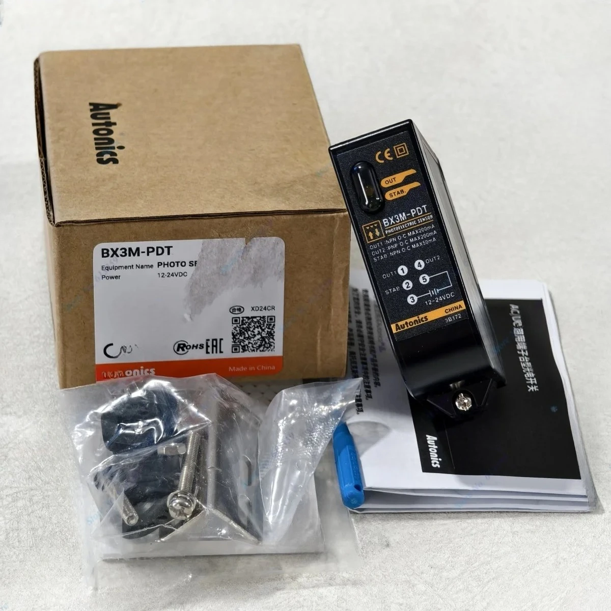 1PC New Original Autonics Photoelectric Switch Sensor BX3M-PDT BX3M-PFR BX3M-PDT-T BX3M-PFR
1PC New Original Autonics Photoelectric Switch Sensor BX3M-PDT BX3M-PFR BX3M-PDT-T BX3M-PFR