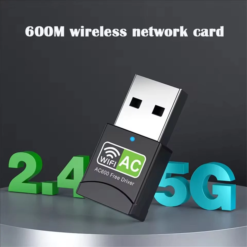Двухдиапазонный сетевой адаптер Wi-Fi 2,4 ГГц 5 ГГц 600 Мбит/с Мини-USB Беспроводная сетевая карта с бесплатным драйвером Realtek RTL8811CU Chip
Двухдиапазонный сетевой адаптер Wi-Fi 2,4 ГГц 5 ГГц 600 Мбит/с Мини-USB Беспроводная сетевая карта с бесплатным драйвером Realtek RTL8811CU Chip