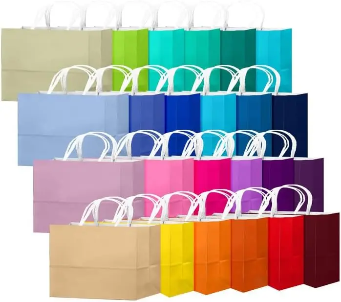 24 Colors Large Gift Bags with Handles Bulk 24PCS Paper Party Bags 13x4.5x10 Inches, Sturdy & Eco-Friendly for Weddings
24 Colors Large Gift Bags with Handles Bulk 24PCS Paper Party Bags 13x4.5x10 Inches, Sturdy & Eco-Friendly for Weddings