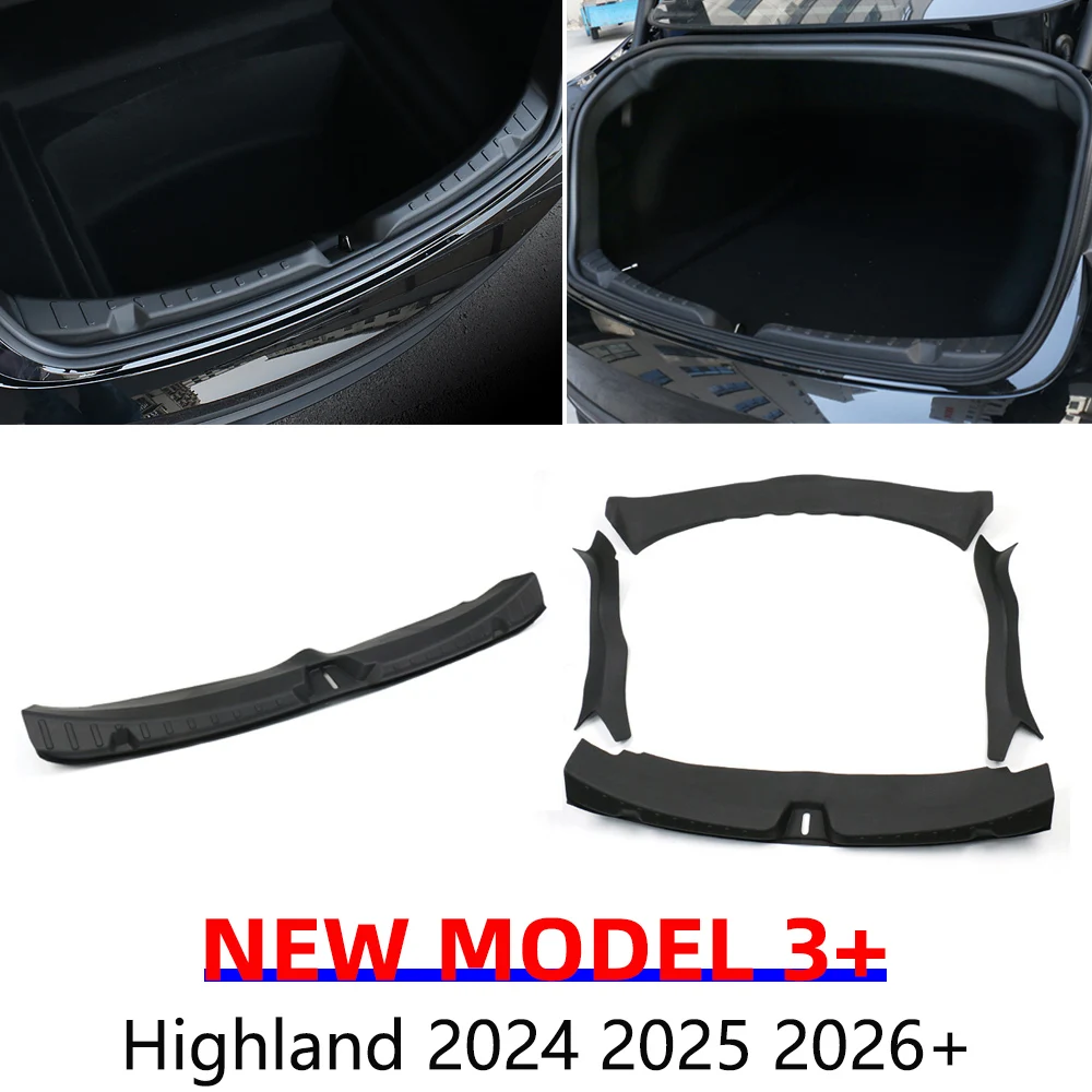 Rear Trunk Threshold Strip For Tesla New Model 3 Highland 2026-2024 TPE Mats Sill Guard Cargo Anti Scratch Protector Accessories
Rear Trunk Threshold Strip For Tesla New Model 3 Highland 2026-2024 TPE Mats Sill Guard Cargo Anti Scratch Protector Accessories