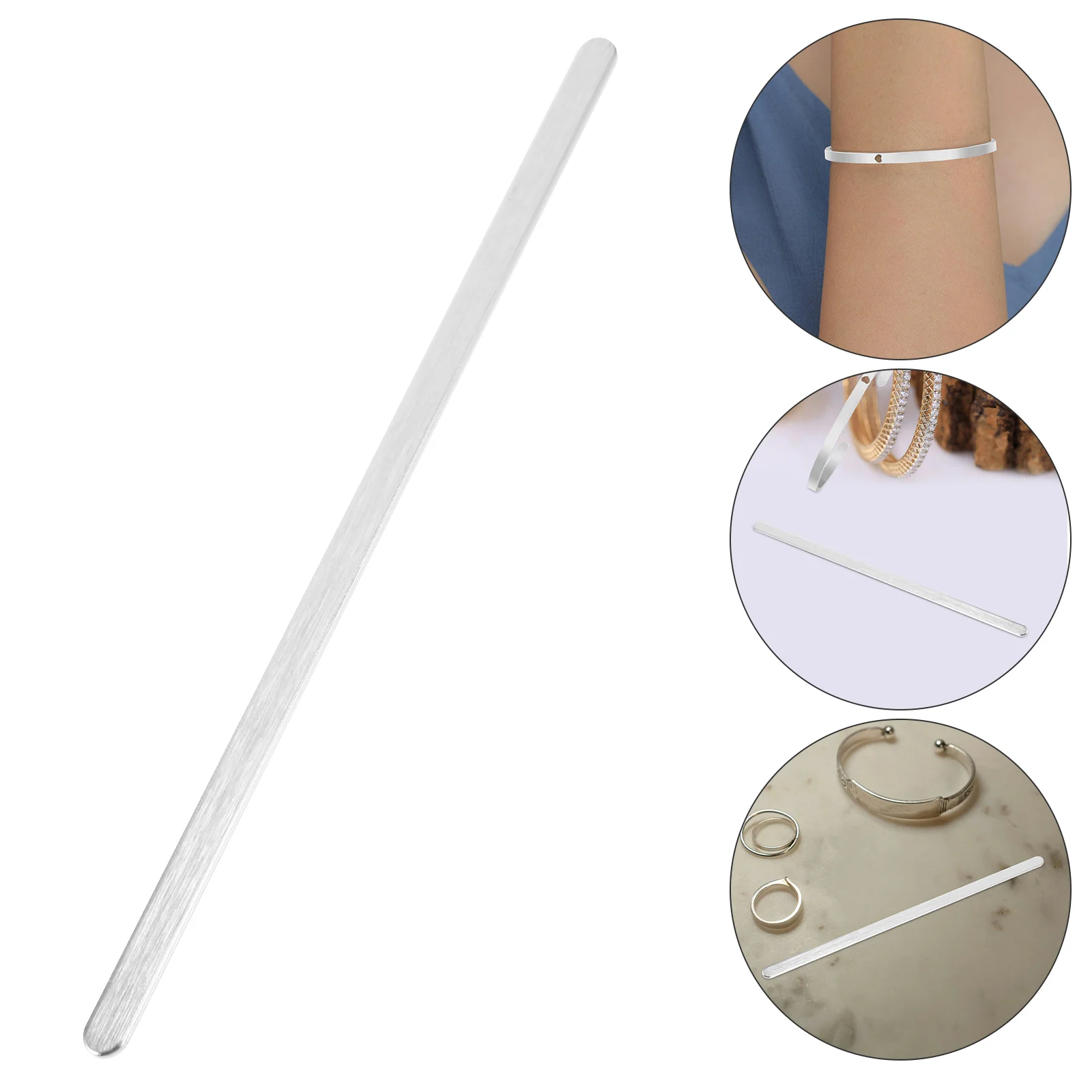 Stainless Steel Blank Bracelet Curved Metal Strip Diy Supplies Durable Bracelet Material Jewelry Making Craft Accessory For 
Stainless Steel Blank Bracelet Curved Metal Strip Diy Supplies Durable Bracelet Material Jewelry Making Craft Accessory For