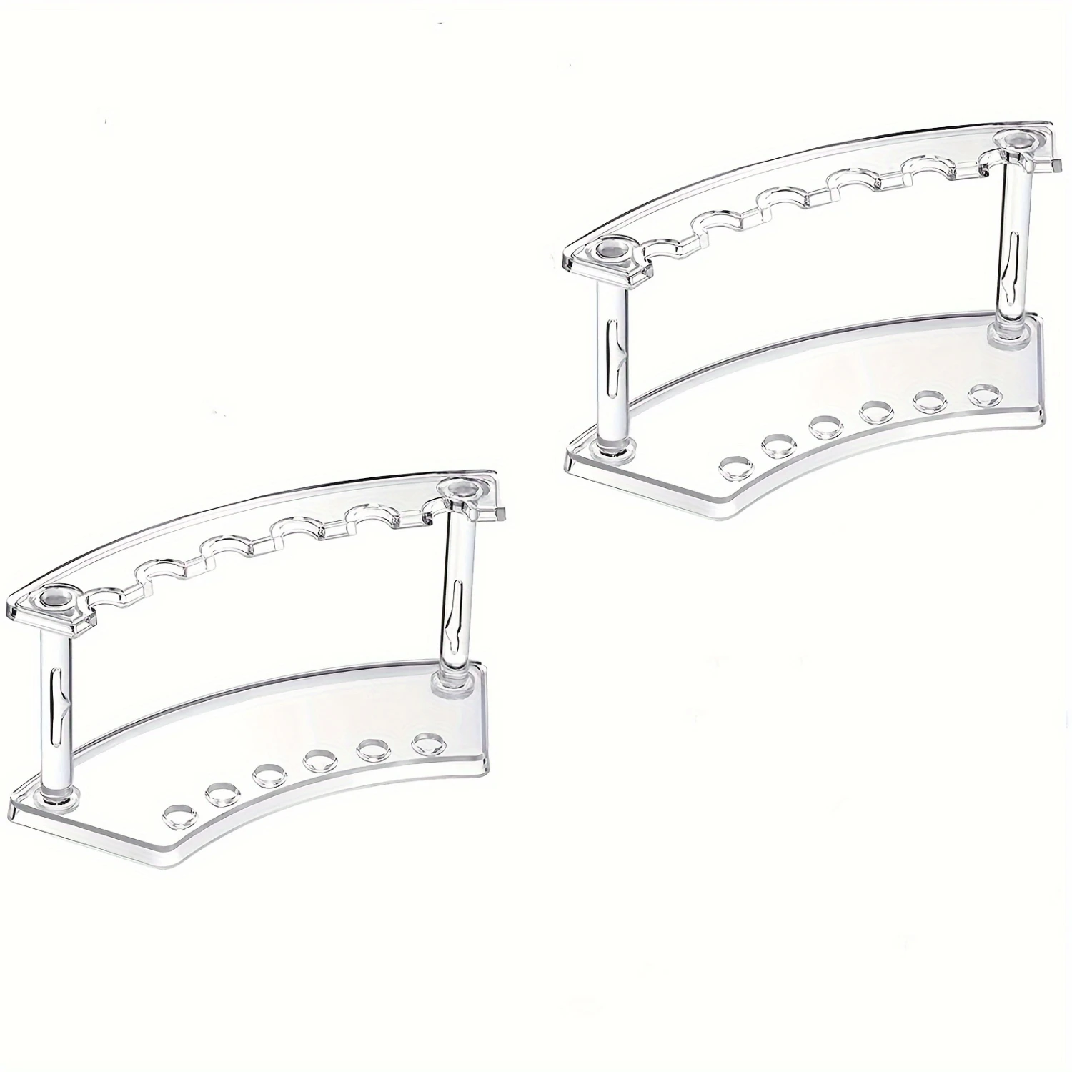 Pen Holder, 2 Pieces 6-Slot Pen Display Stand Multifunctional Acrylic Display Stand Eyebrow Pen Stand Makeup Brush Rack Organize
Pen Holder, 2 Pieces 6-Slot Pen Display Stand Multifunctional Acrylic Display Stand Eyebrow Pen Stand Makeup Brush Rack Organize