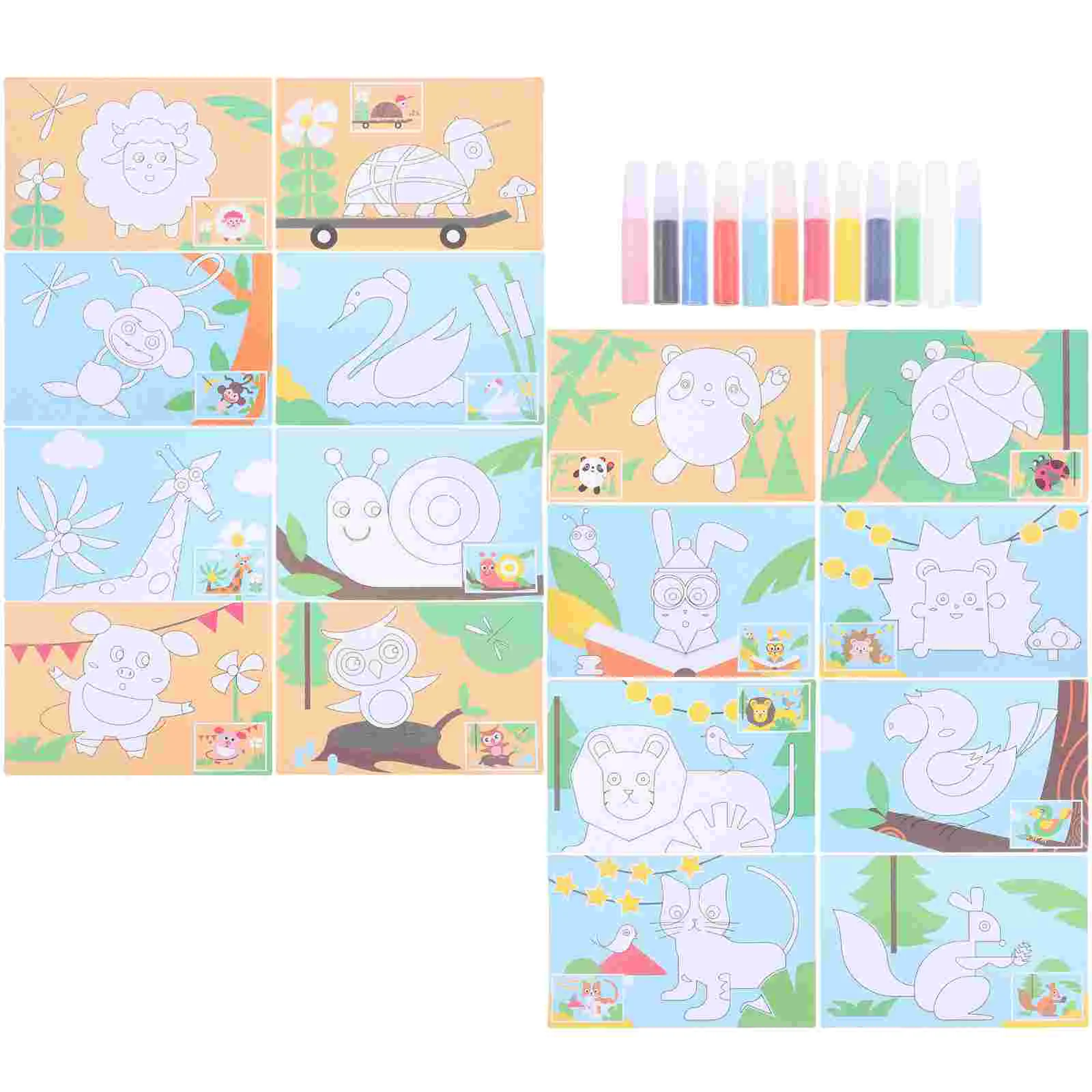 Children's Sand Painting DIY Toy for Kids Kit Animal Set Coloring Boys Girls Interesting Toddler Cute
Children's Sand Painting DIY Toy for Kids Kit Animal Set Coloring Boys Girls Interesting Toddler Cute