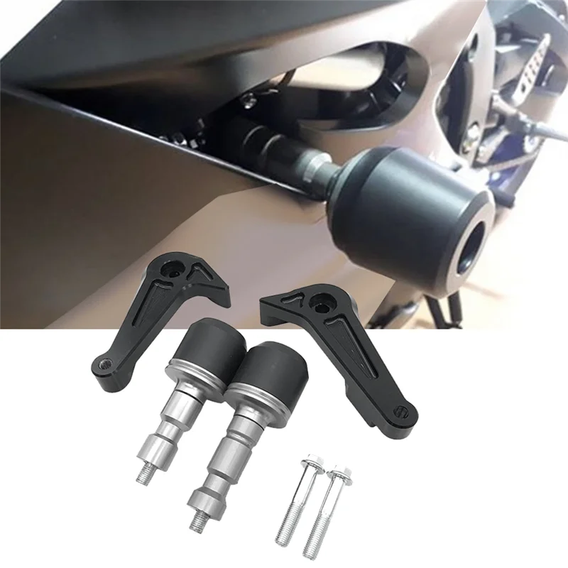 Motorcycle Aluminium Alloy Falling Protection Frame Slider Crash Pad Protector For YZF-R6 2017-2022 Accessories Silver-X6
Motorcycle Aluminium Alloy Falling Protection Frame Slider Crash Pad Protector For YZF-R6 2017-2022 Accessories Silver-X6