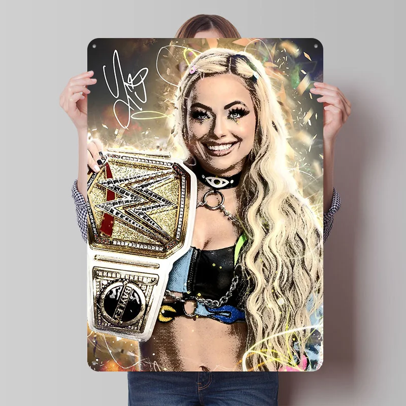 Liv Morgan Champion Portrait Poster Sports Vintage Wall Art Metal Sign Customized Tin Plaque for Man Cave Decor Home Decorations
Liv Morgan Champion Portrait Poster Sports Vintage Wall Art Metal Sign Customized Tin Plaque for Man Cave Decor Home Decorations