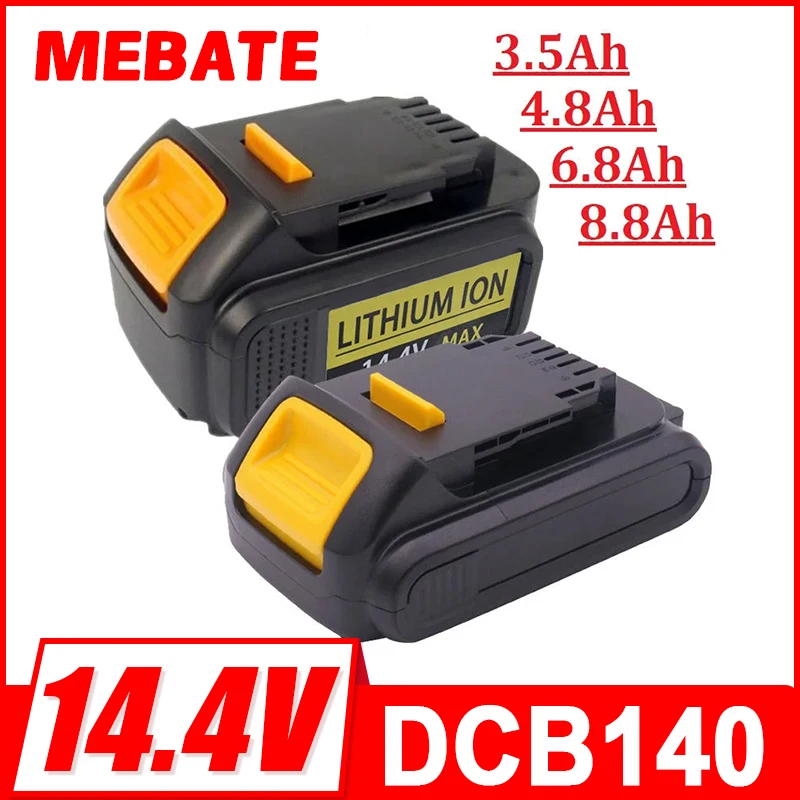 For DE 14.4V 3.5/4.8/6.8/8.8/11.8Ah Power Tool Replacement Battery For DE DCB140 DCB141-XJ DCD735L2 DCF835C2 DCB145
For DE 14.4V 3.5/4.8/6.8/8.8/11.8Ah Power Tool Replacement Battery For DE DCB140 DCB141-XJ DCD735L2 DCF835C2 DCB145
