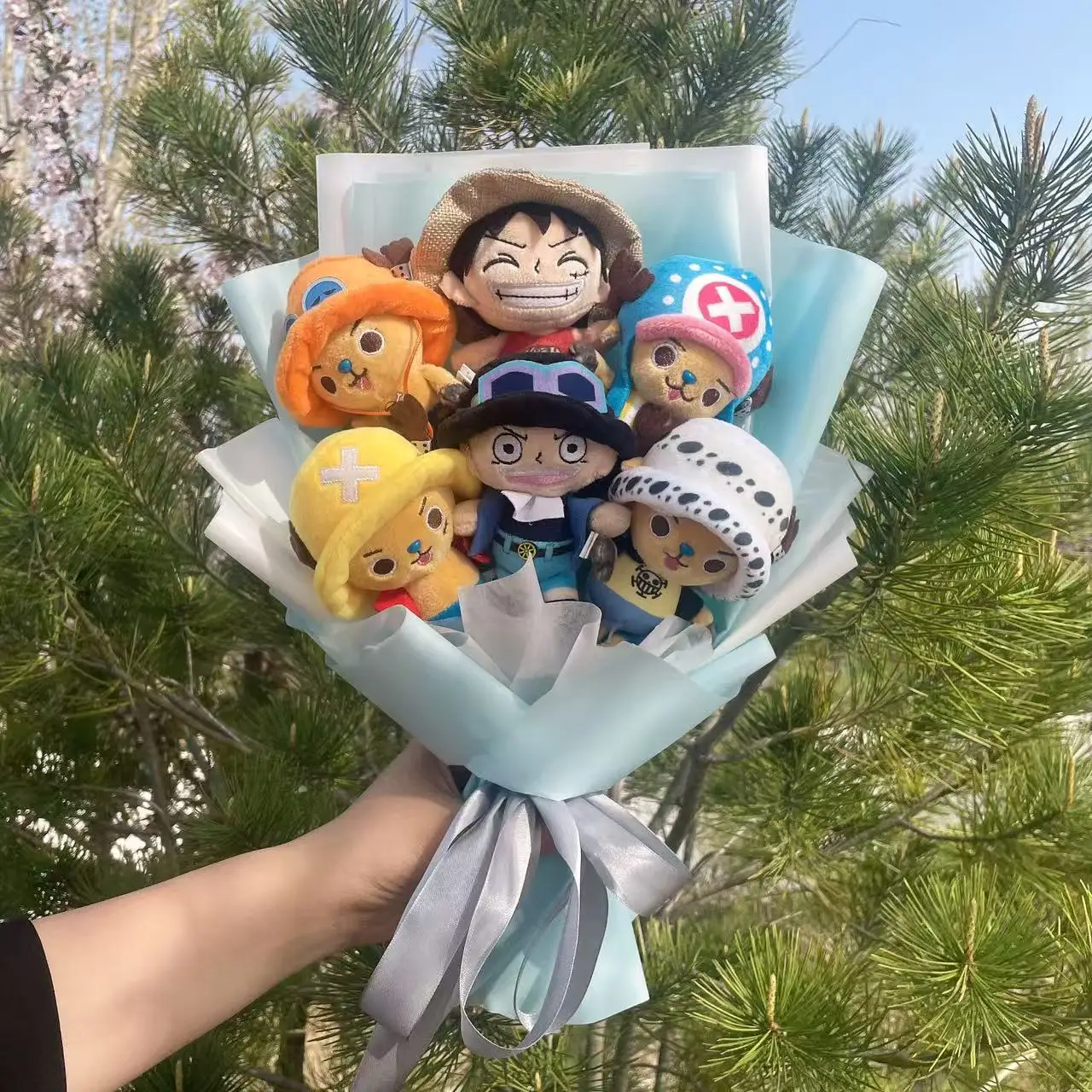 One Piece Plush Dolls Keychain Toy Tony Chopper Luffy Creative Handmade Bouquets Christmas Birthday Graduation Gifts
One Piece Plush Dolls Keychain Toy Tony Chopper Luffy Creative Handmade Bouquets Christmas Birthday Graduation Gifts