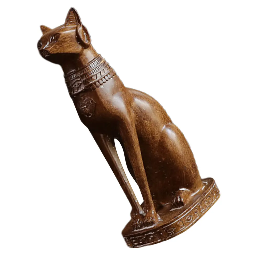 Imitation Wood-colored Cat Ornaments Vintage Decor Miniature Statue Animal Figurines Resin Crafts Statues Small Desktop
Imitation Wood-colored Cat Ornaments Vintage Decor Miniature Statue Animal Figurines Resin Crafts Statues Small Desktop