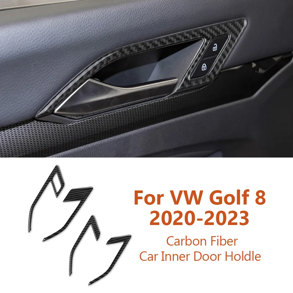 For Volkswagen VW Golf 8 MK8 2020-2023 Carbon Fiber Car Inner Door Holdle Bowl Panel Decorative Stickers Auto Accesorios
For Volkswagen VW Golf 8 MK8 2020-2023 Carbon Fiber Car Inner Door Holdle Bowl Panel Decorative Stickers Auto Accesorios
