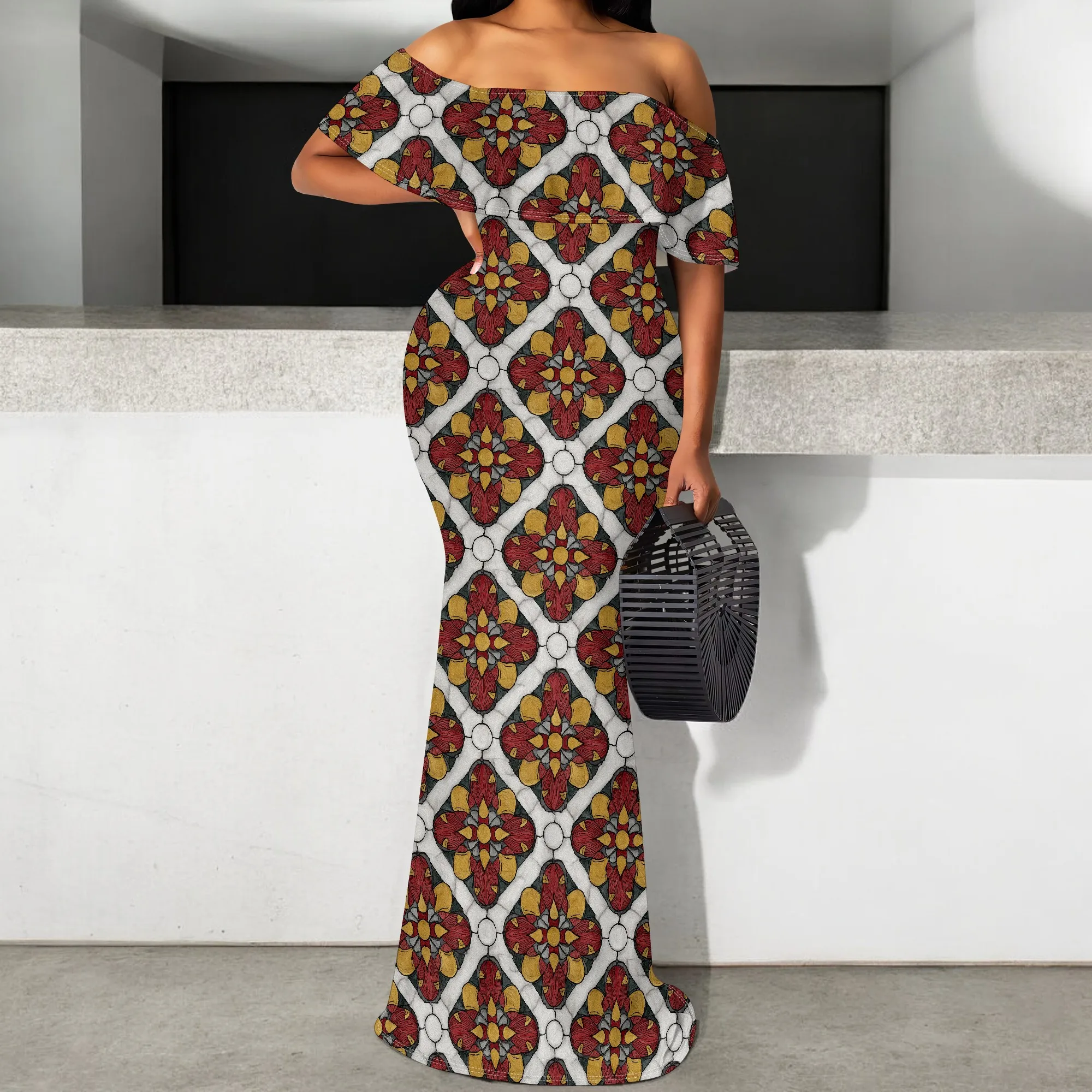 Moroccan Style Off-Shoulder Maxi Dress for Women Tribal Print 2025 New Arrival Boho Casual Dress S-3XL
Moroccan Style Off-Shoulder Maxi Dress for Women Tribal Print 2025 New Arrival Boho Casual Dress S-3XL