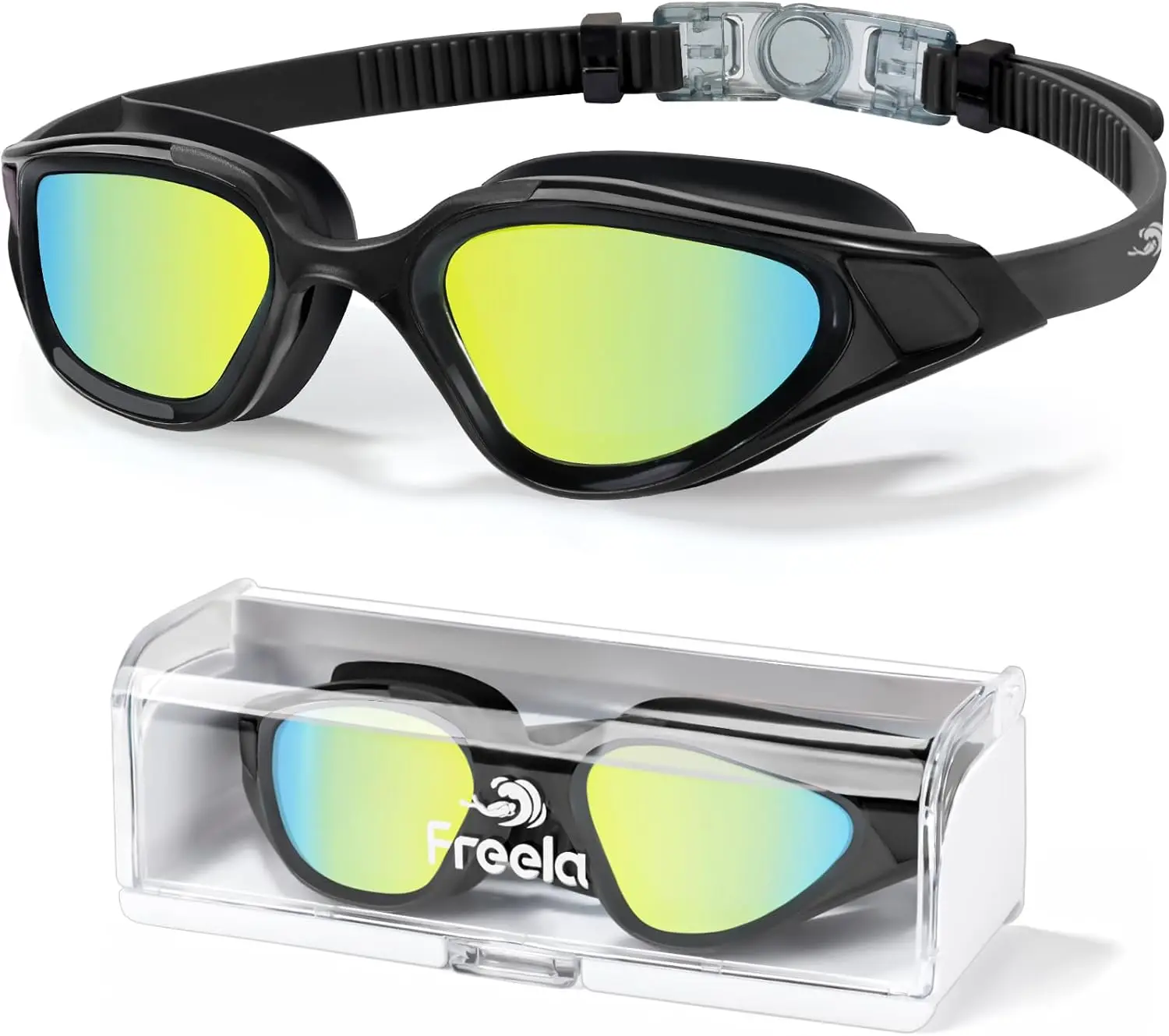 Polarized Swimming Goggles, UV400 Protection Anti Fog 180° Wide View for Adults
Polarized Swimming Goggles, UV400 Protection Anti Fog 180° Wide View for Adults