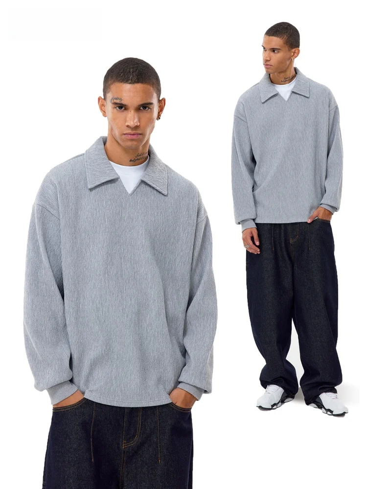 Мужская футболка Cleanfit American Style с длинным рукавом, свободного кроя, повседневная, с V-образным вырезом, плотная, осенне-зимняя, текстурированная, с круглым вырезом
Мужская футболка Cleanfit American Style с длинным рукавом, свободного кроя, повседневная, с V-образным вырезом, плотная, осенне-зимняя, текстурированная, с круглым вырезом