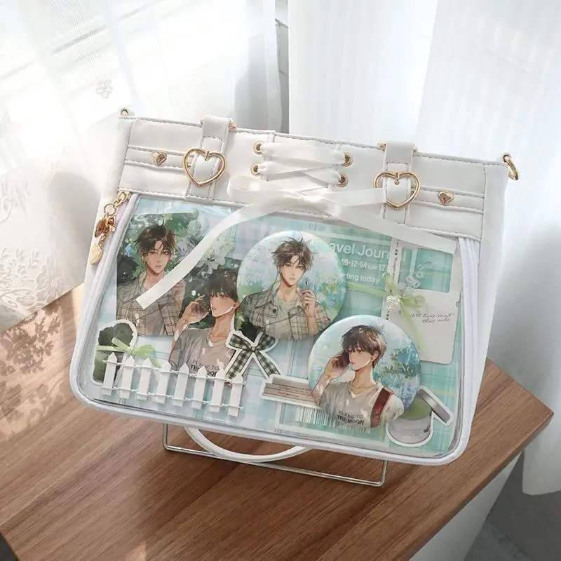 Шпильки для значков Дисплей Kawaiii Itabag Сердце Пряжка Y2k Квадратная сумка на плечо Лента с бантами Японская сумка-мессенджер PU Jk Униформа Сумка для девочек
Шпильки для значков Дисплей Kawaiii Itabag Сердце Пряжка Y2k Квадратная сумка на плечо Лента с бантами Японская сумка-мессенджер PU Jk Униформа Сумка для девочек