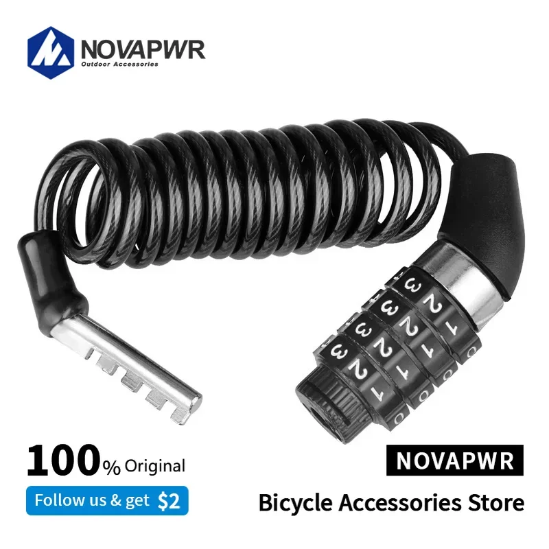 Bicycle Password Lock Steel Wire Helmet Lock Anti-Theft MTB Backpack Lock Portable Cycling Security Accessories
Bicycle Password Lock Steel Wire Helmet Lock Anti-Theft MTB Backpack Lock Portable Cycling Security Accessories