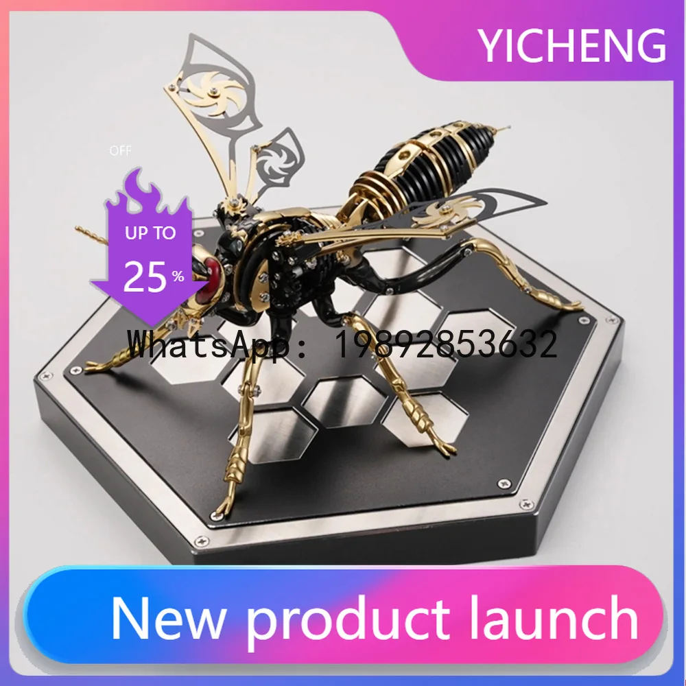 ZZ mechanical bumblebee phoenix flapping wing aircraft metal assembly model difficult puzzle idea
ZZ mechanical bumblebee phoenix flapping wing aircraft metal assembly model difficult puzzle idea