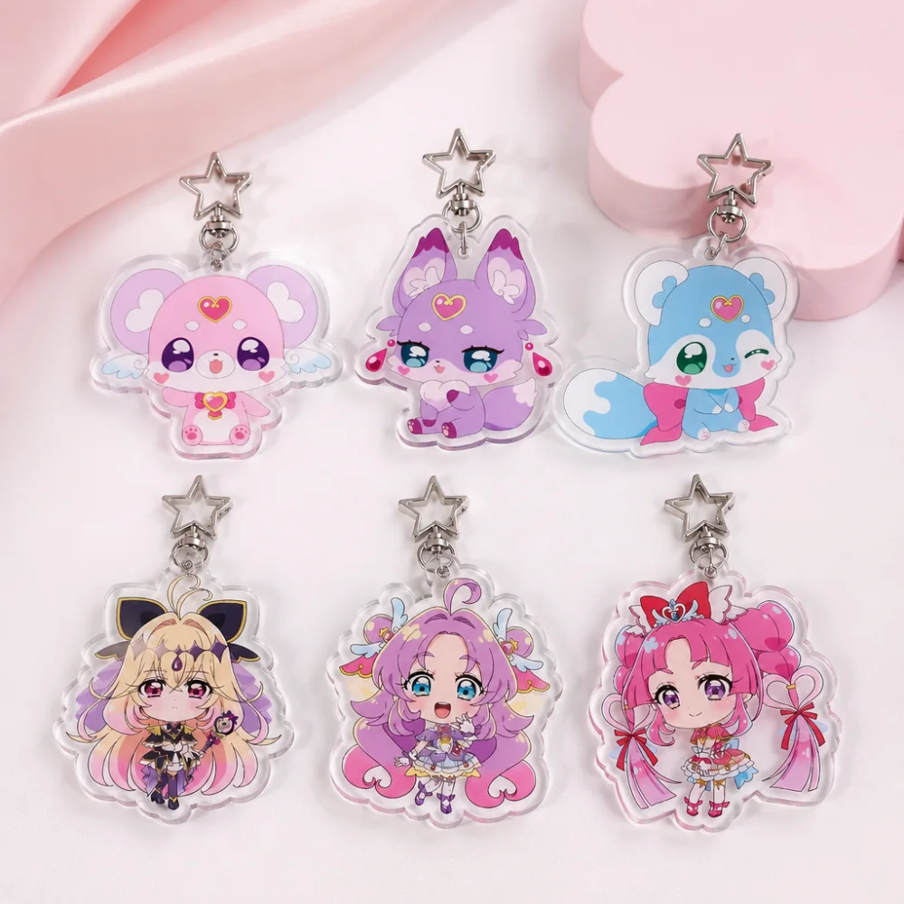 6cm Star Detective Precure Akechi Anna Cosplay Anime Keychain Acrylic Pendant Keyring Key Chain Accessory Ornament Props
6cm Star Detective Precure Akechi Anna Cosplay Anime Keychain Acrylic Pendant Keyring Key Chain Accessory Ornament Props