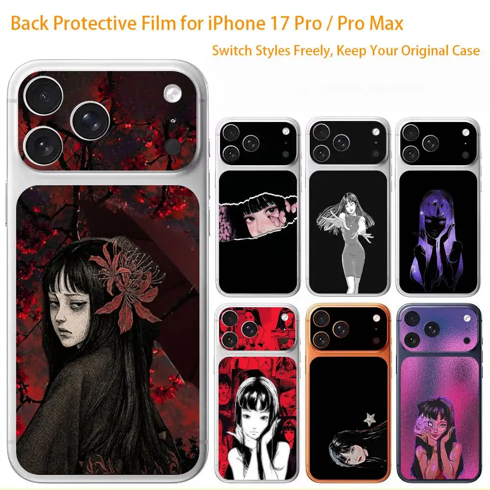 J-Junji Ito T-Tomie Premium Skin Wrap for iPhone 17 Pro/Max, Back Frame Camera Protective Decal (Not Case)
J-Junji Ito T-Tomie Premium Skin Wrap for iPhone 17 Pro/Max, Back Frame Camera Protective Decal (Not Case)