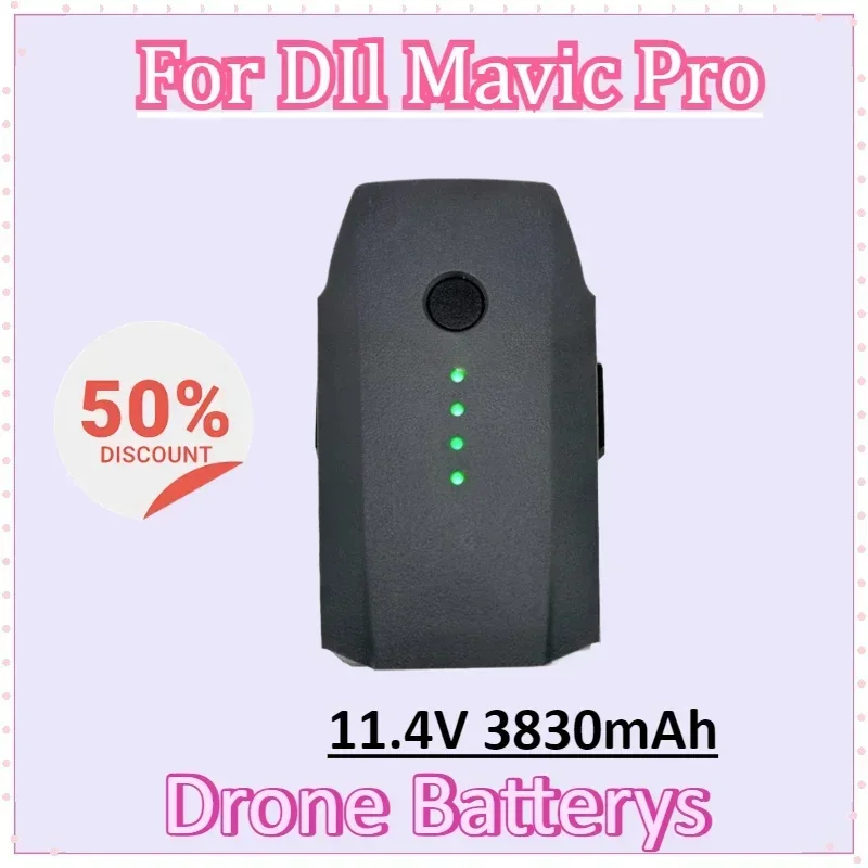 11.4V 3830mAh Battery for DJI Mavic Pro Platinum FPV Quadcopter RC Drone 3S Intelligent Spare Flight LiPo Compatible Battery
11.4V 3830mAh Battery for DJI Mavic Pro Platinum FPV Quadcopter RC Drone 3S Intelligent Spare Flight LiPo Compatible Battery