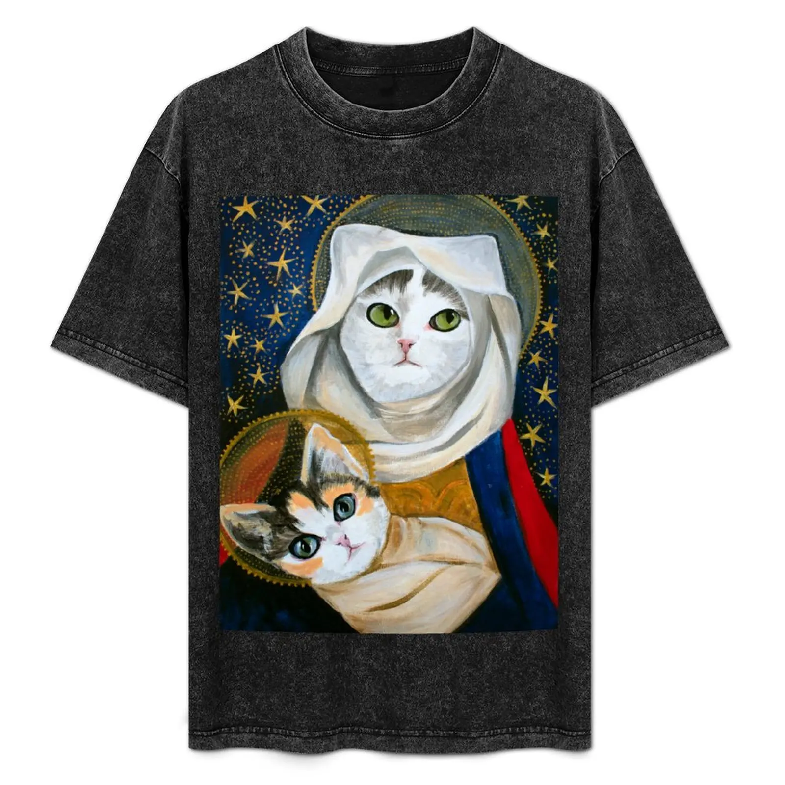 Cat holy family, mother and child T-Shirt Quick Dry Sports Short Sleeve Tee
Cat holy family, mother and child T-Shirt Quick Dry Sports Short Sleeve Tee