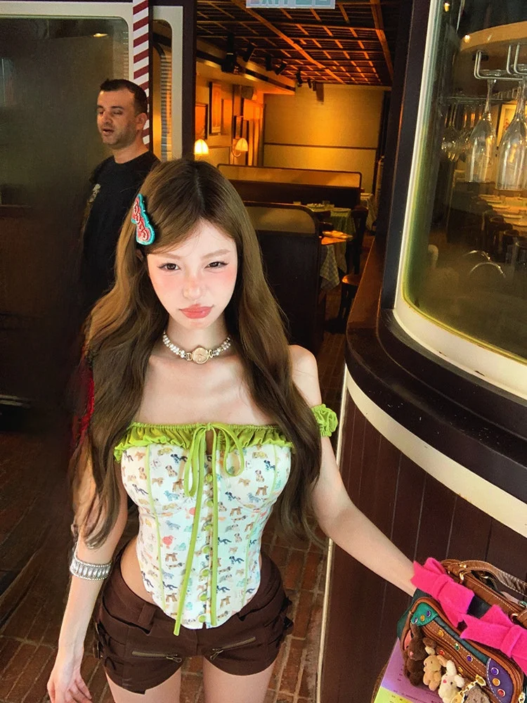 Новинка: Женский укороченный топ Pinksoya Island Holiday Fibone Splice на тонких бретелях, облегающий, летний, из полиэстера, в уличном стиле
Новинка: Женский укороченный топ Pinksoya Island Holiday Fibone Splice на тонких бретелях, облегающий, летний, из полиэстера, в уличном стиле