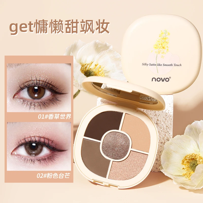 Pearl Glitter Eyeshadow Palette 5 Colors Cosmetics Smooth Matte Shimmer Natural Long Lasting Eye Shadow Daily Makeup For Women
Pearl Glitter Eyeshadow Palette 5 Colors Cosmetics Smooth Matte Shimmer Natural Long Lasting Eye Shadow Daily Makeup For Women